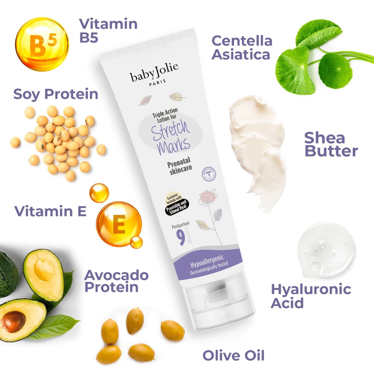 Baby Jolie Mom Care Stretch Marks Triple Action 7.5Oz