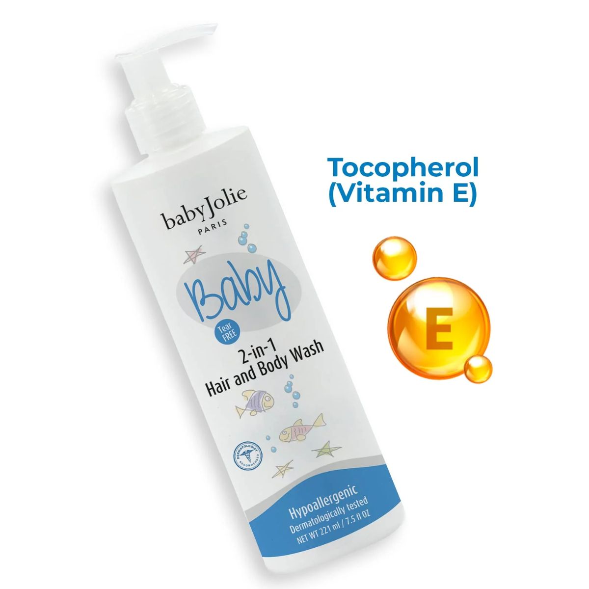 Baby Jolie Paris 2-in-1 Hair and Body Wash 7.5 oz