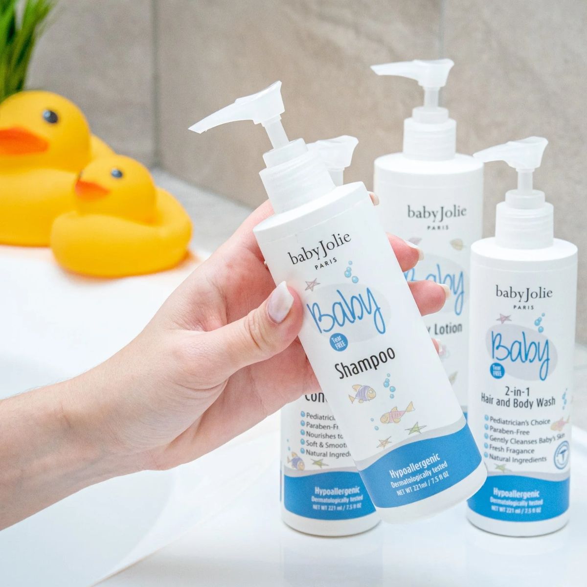 Shampoo Baby Jolie Paris 221ML - Helps Prevent Cradle Cap