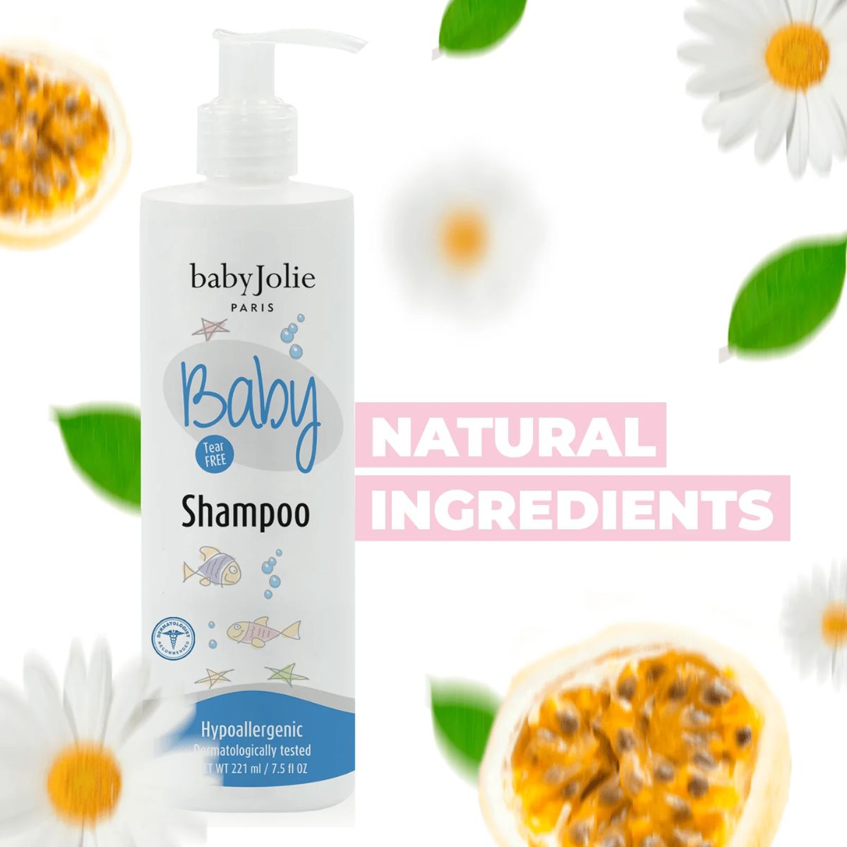 Shampoo Baby Jolie Paris 221ML - Soft, Shiny & Healthy-Looking Hair