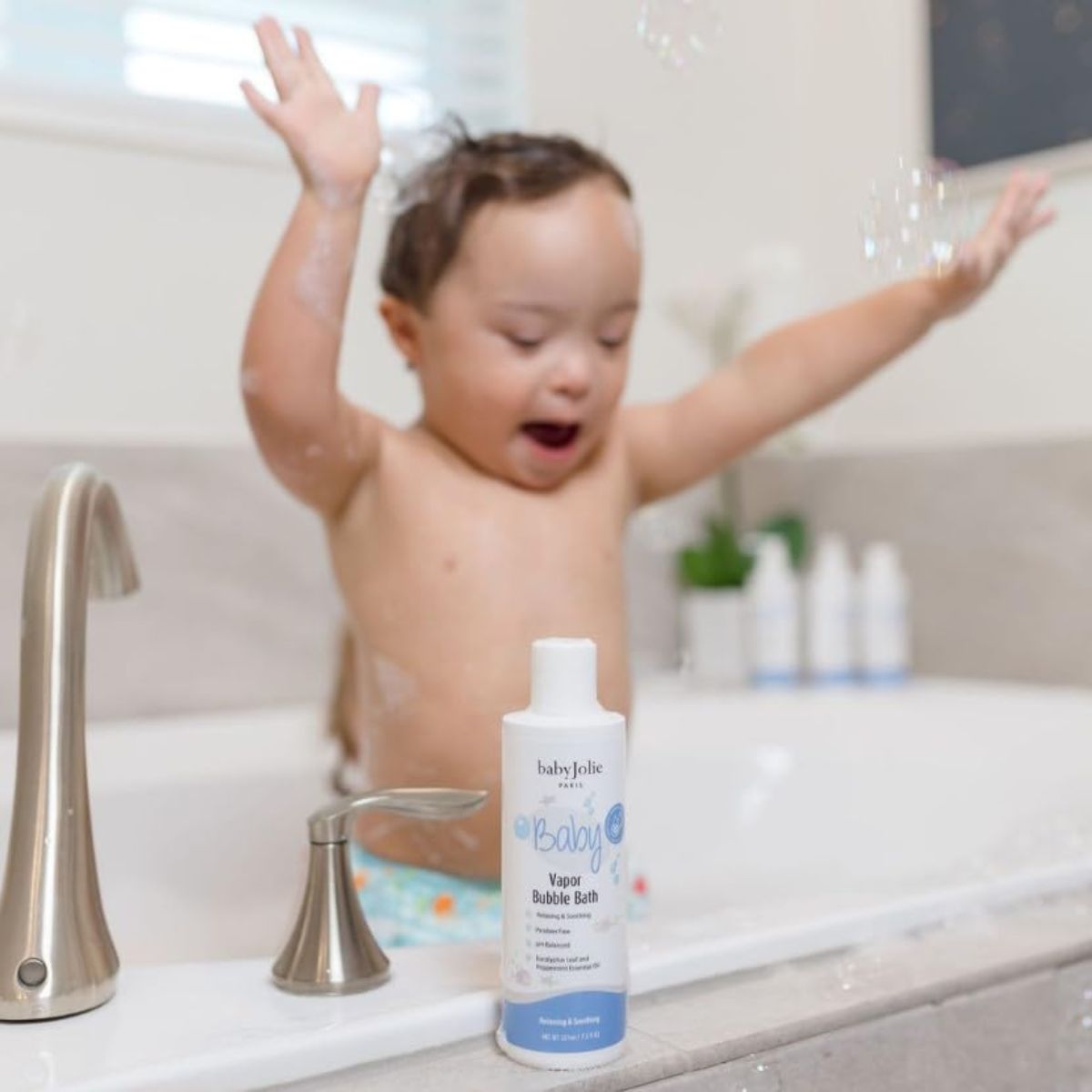 Baby Jolie Vapor Bubble Bath 7.5 Oz - Eucalyptus & Peppermint Essential Oils