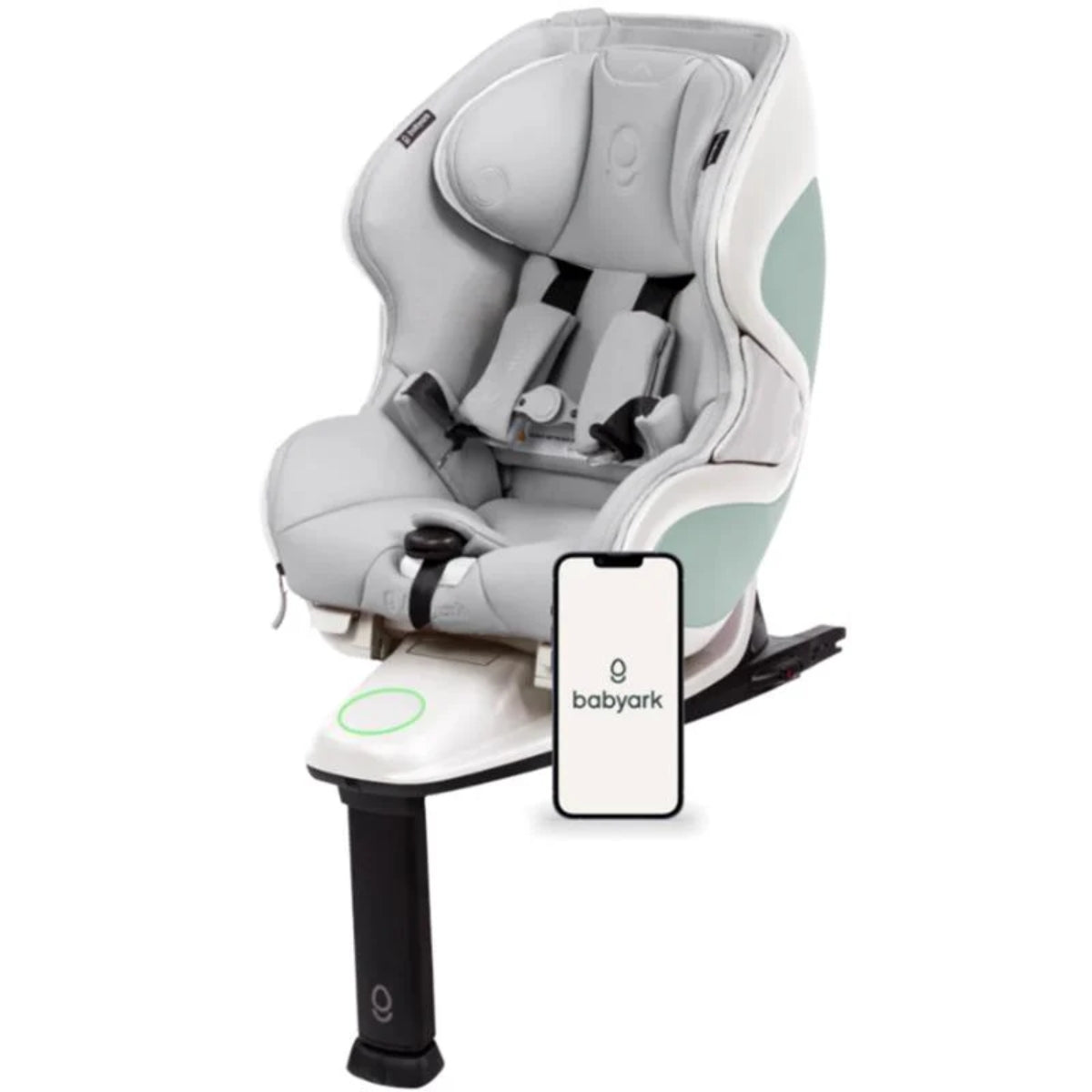Babyark Smart Convertible Car Seat Eggshell - White / Glacier Ice