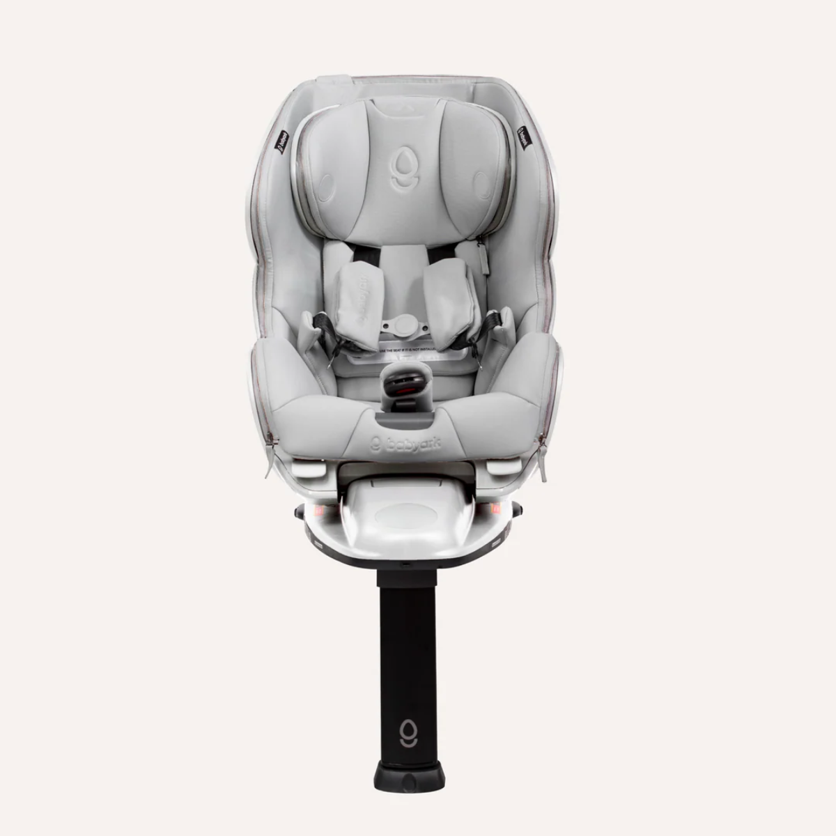 Babyark Smart Convertible Car Seat Eggshell - White / Glacier Ice