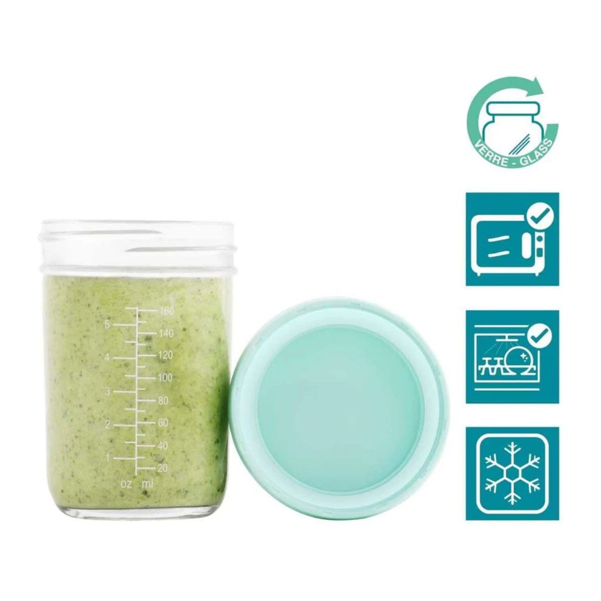 Babymoov Glass Jar Baby Food Storage Container Sets