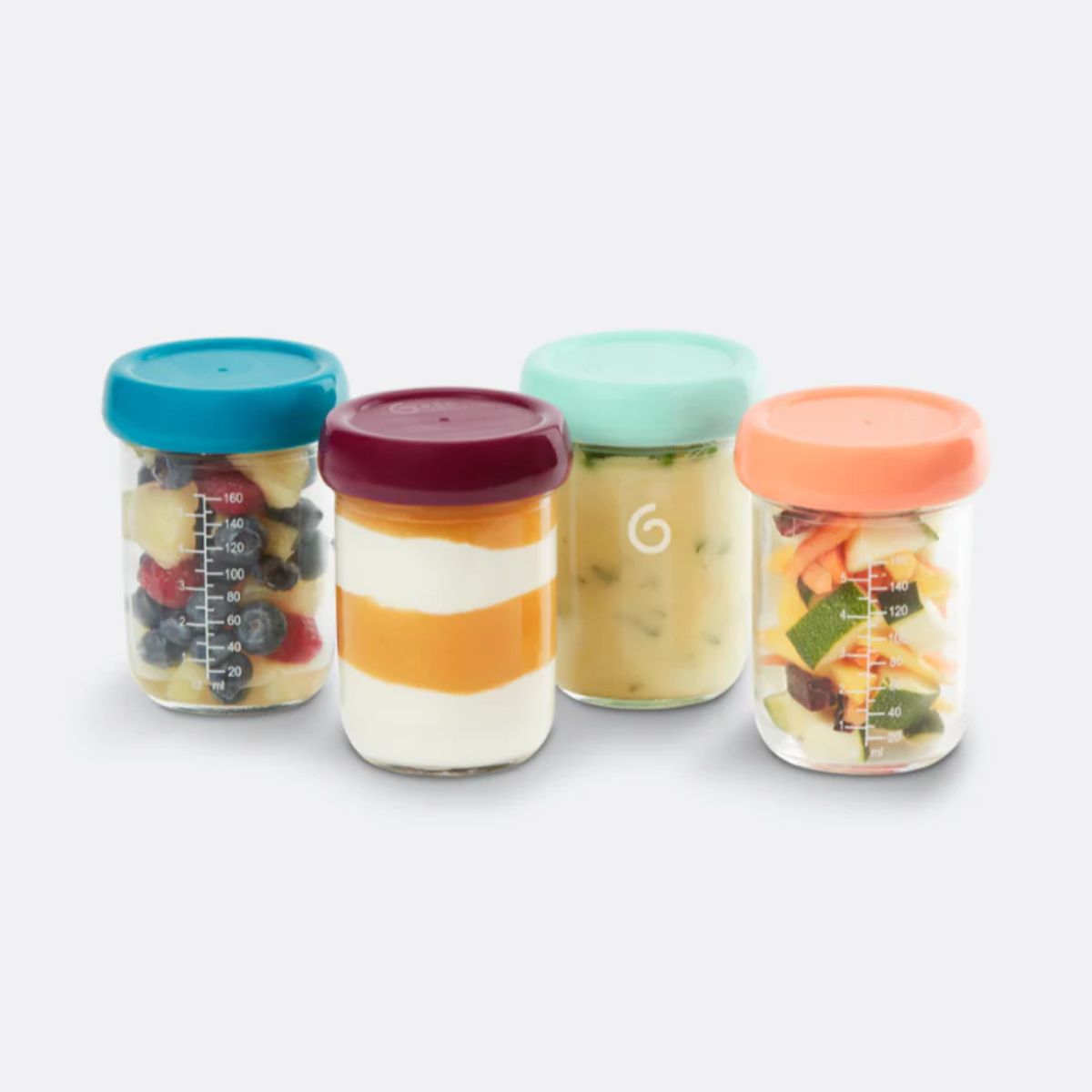 Babymoov Glass Jar Baby Food Storage Container Sets