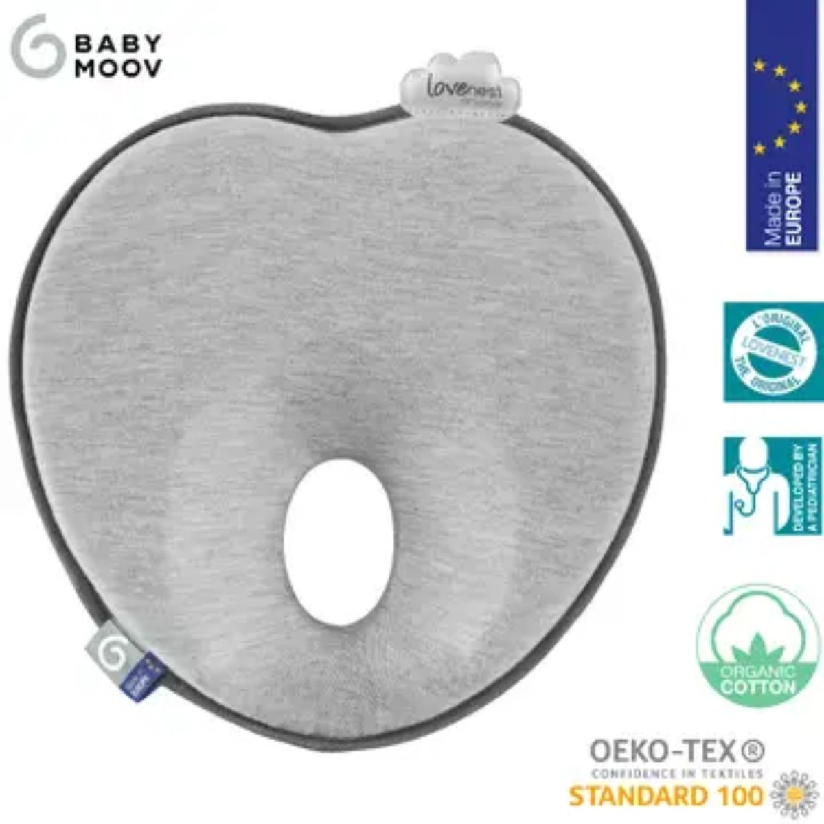 Babymoov Lovenest Original Anatomical Head Cushion - Pinkie on Luna Baby Store Miami