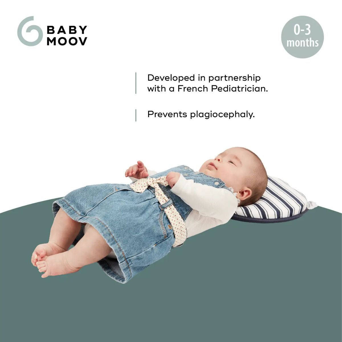 Babymoov Lovenest Original Anatomical Head Cushion - Pinkie on Luna Baby Store Miami