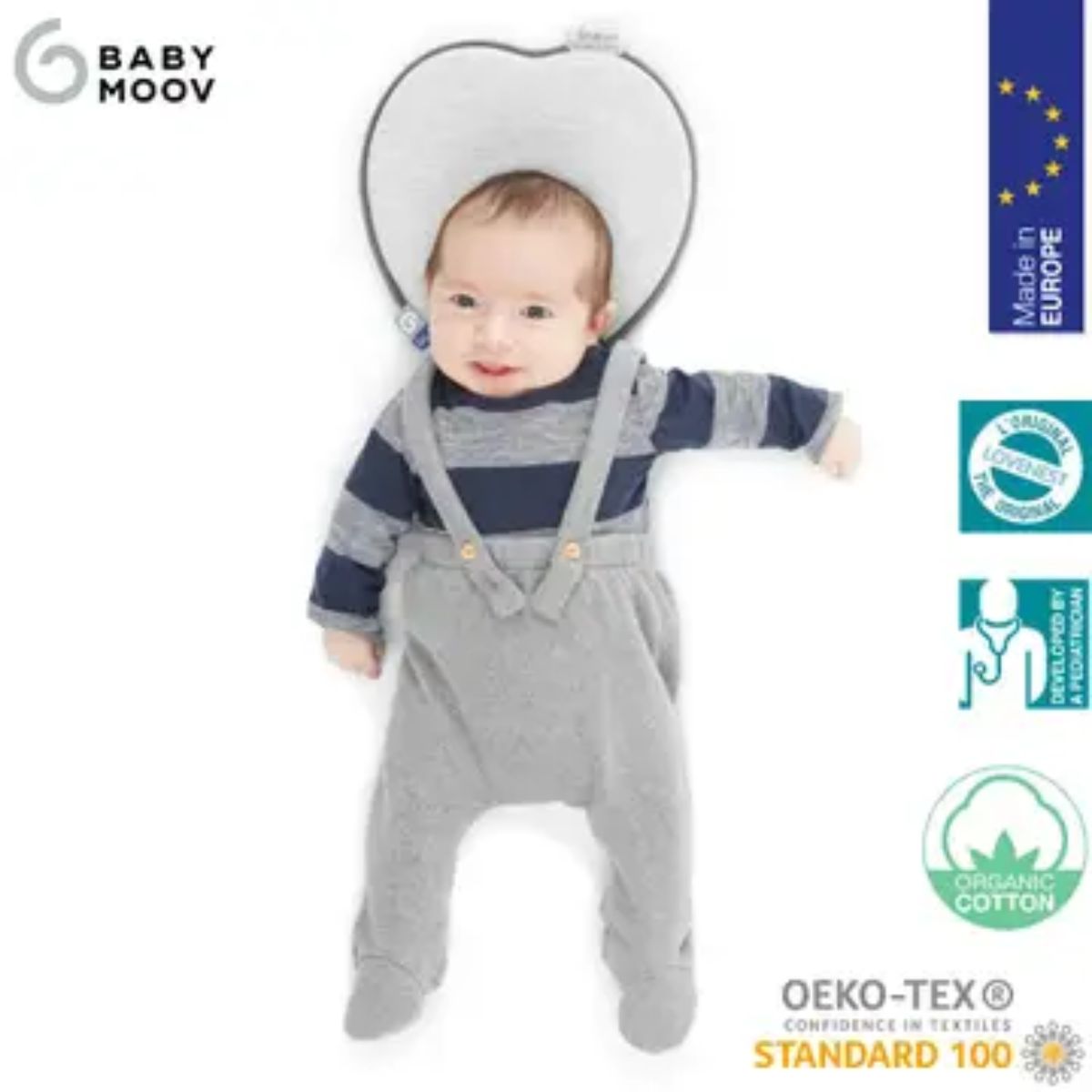 Babymoov Lovenest Original Anatomical Head Cushion - Pinkie