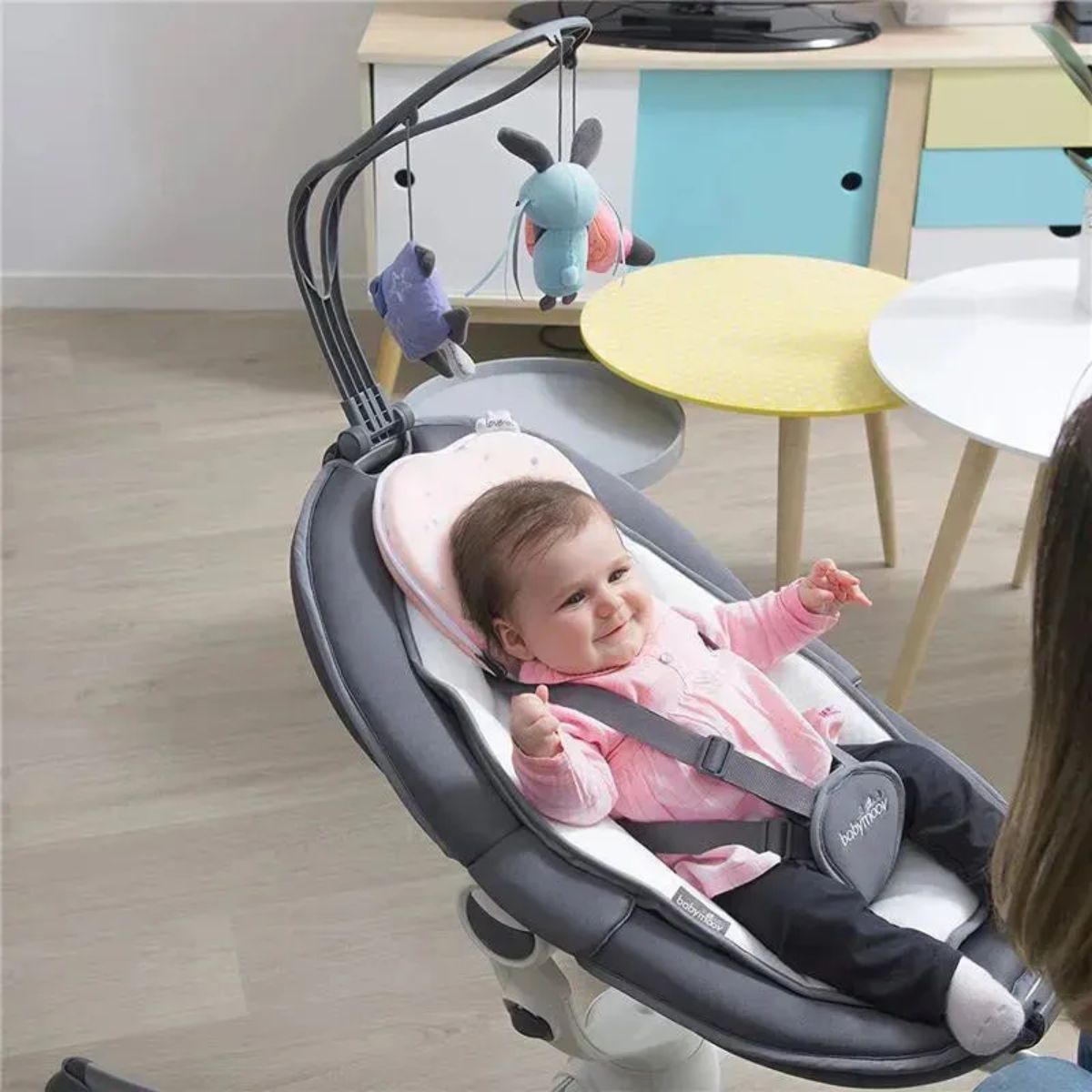 Babymoov Lovenest Original Anatomical Head Cushion - Smokey - Versatile Everyday Use