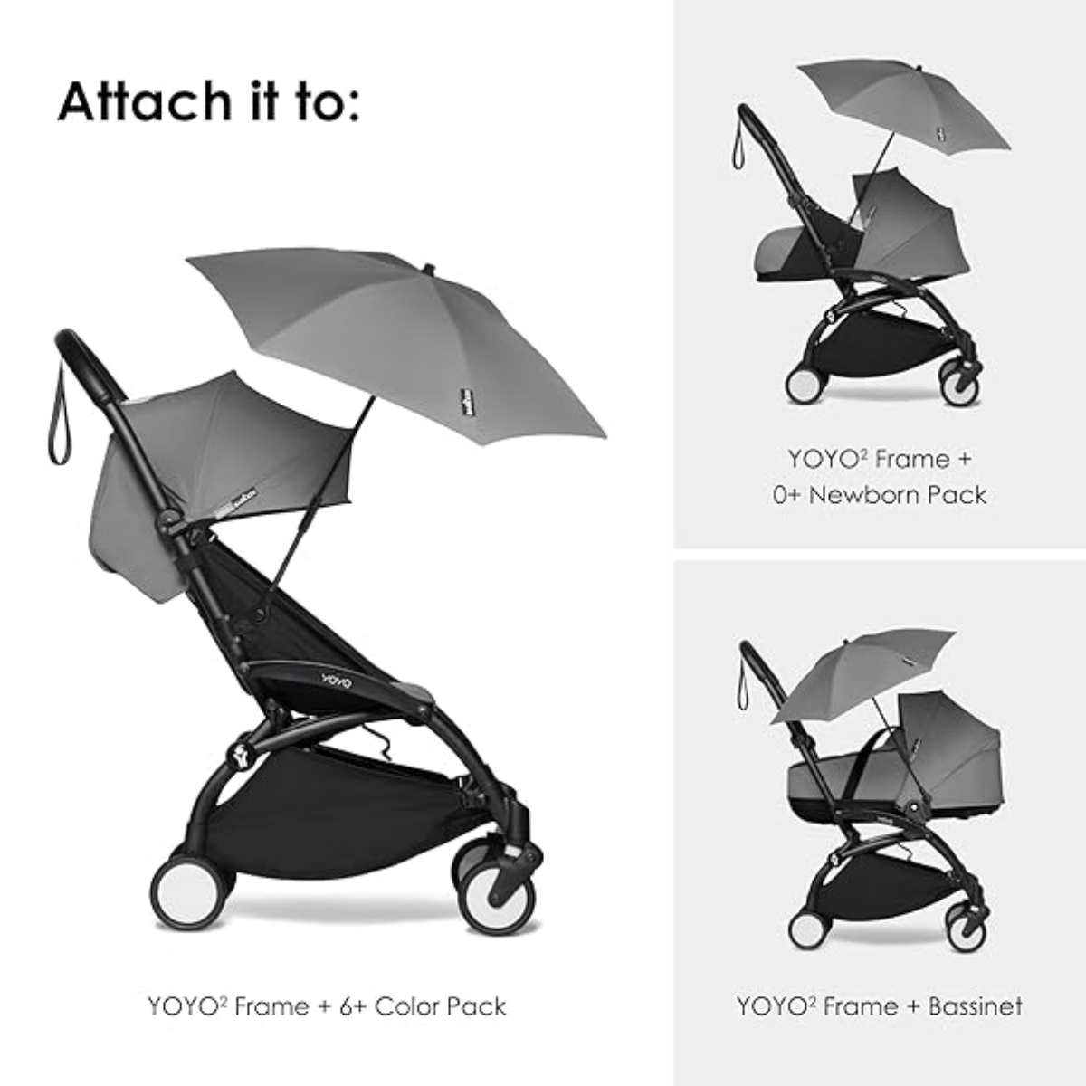 Babyzen YOYO+ Parasol in Grey