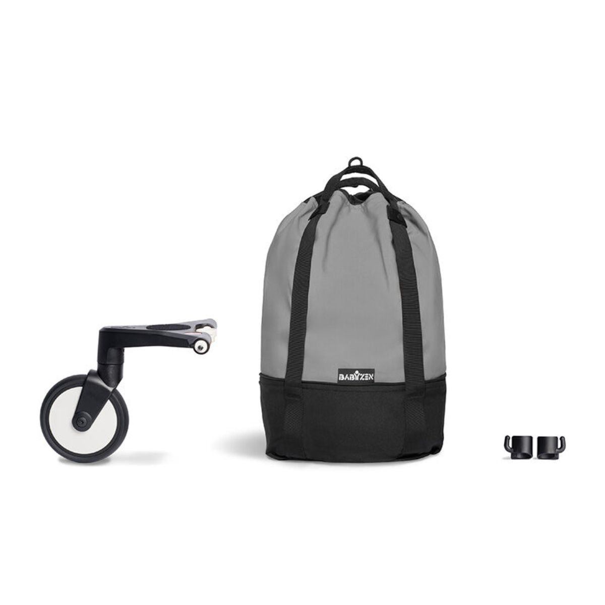 Babyzen Yoyo2 and Yoyo+ Rolling Bag - Grey - Extra Storage Without Compromising Stability
