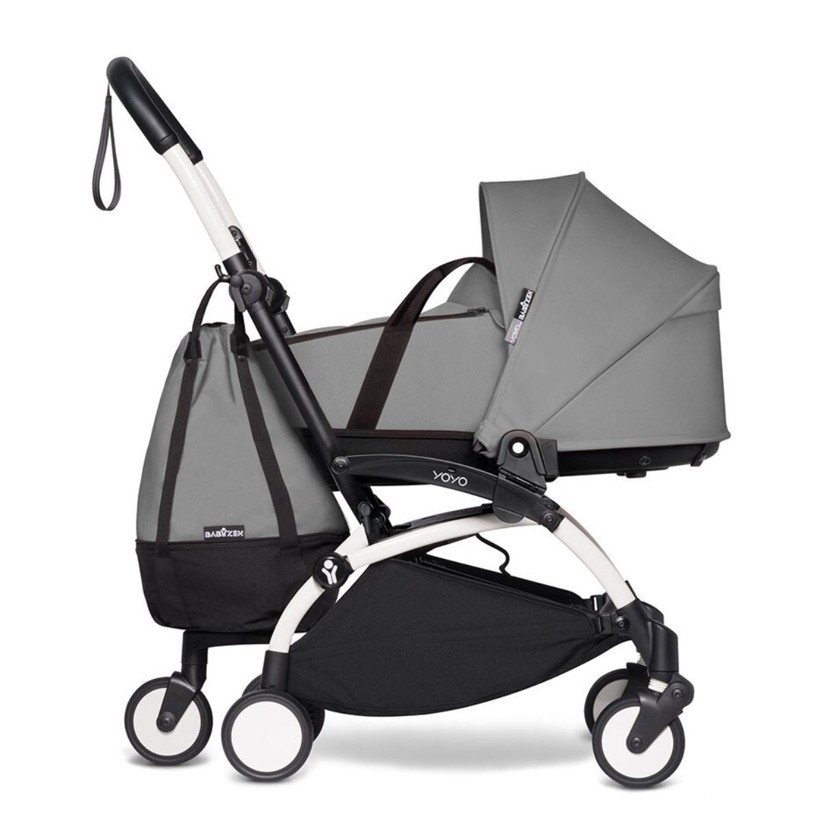 Babyzen Yoyo2 and Yoyo+ Rolling Bag - Grey - Quick & Easy Installation