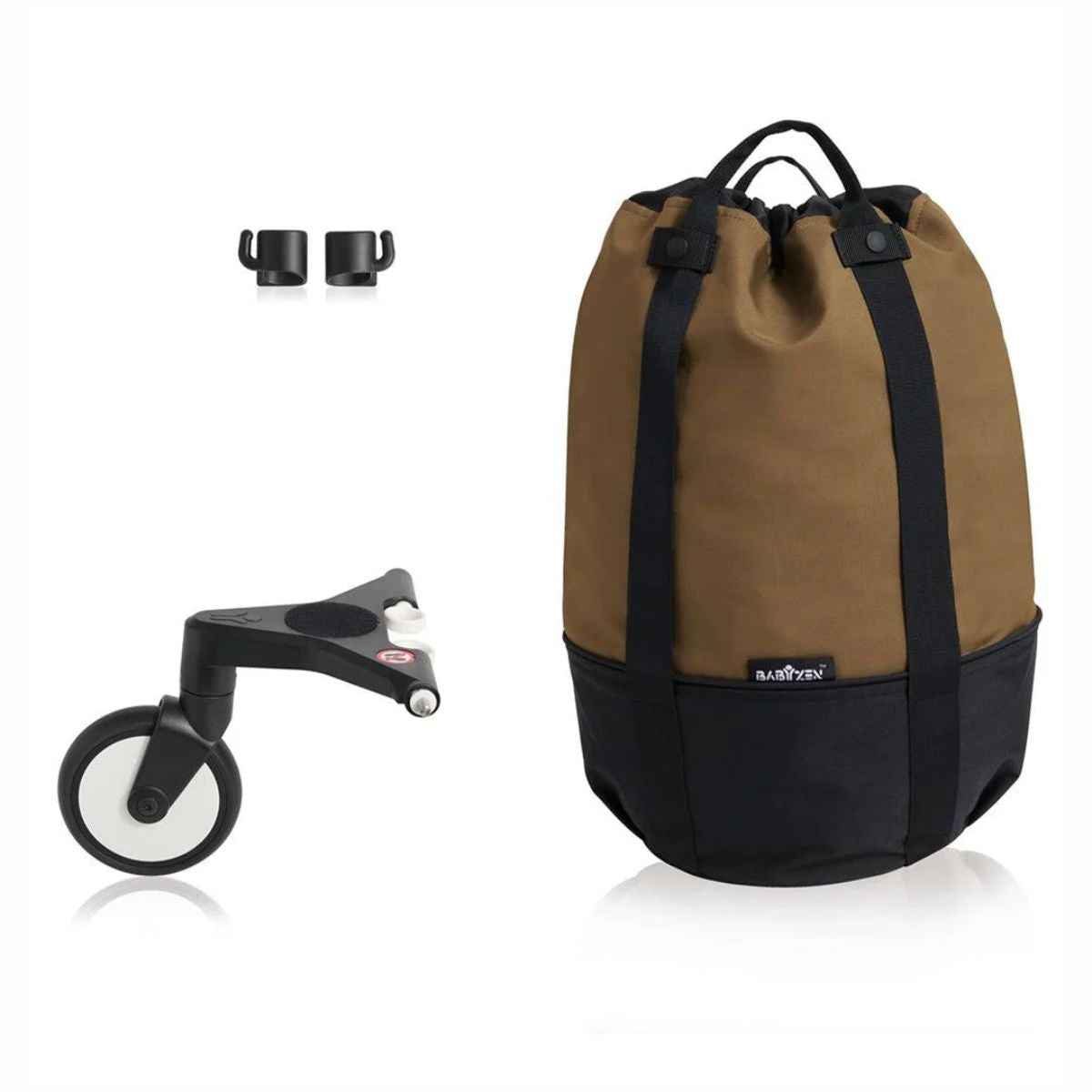 Babyzen Yoyo2 and Yoyo+ Rolling Bag - Toffee - Prevents Stroller Tipping