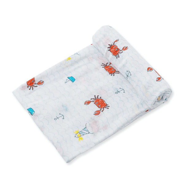 Angel Dear Swaddle Blanket Bamboo Crabby