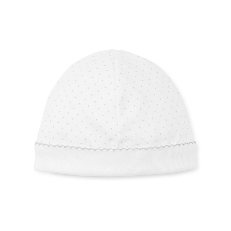 Kissy Kissy Basic Hat Dots Print White/Silver