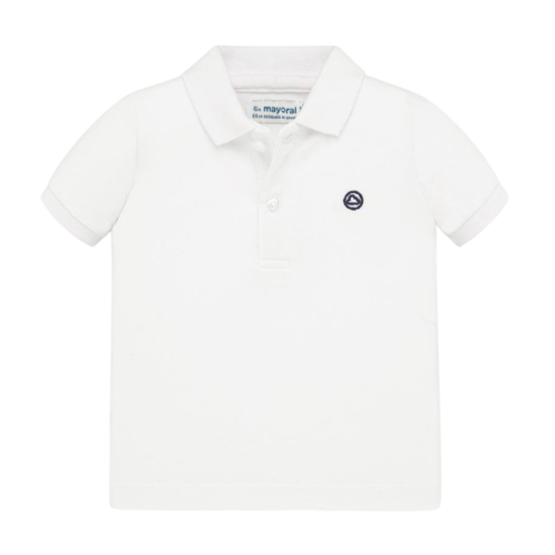 Mayoral Basic S/S Polo White