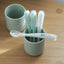 Beaba Baby First Foods Silicone Spoons - Set Of 4 In Sage