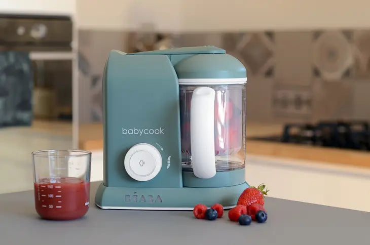 Beaba Babycook Solo Baby Food Maker - Eucalyptus - Luna Baby Store Miami