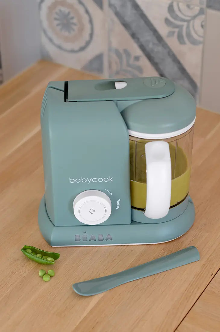 Beaba Babycook Solo Baby Food Maker - Eucalyptus - Luna Baby Store Miami