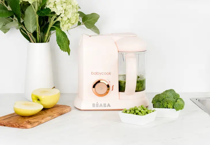 Beaba Babycook Solo Baby Food Maker - Rose Gold - Luna Baby Store Miami