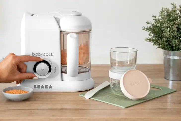 Beaba Babycook Solo Baby Food Maker - White - Luna Baby Store Miami