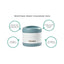 Beaba Stainless Steel 16 oz Jar - Cloud on Luna Baby Store Miami