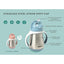 Beaba Stainless Steel Straw Sippy Cup - Terracota