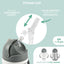 Beaba Stainless Steel Straw Sippy Cup - Terracota