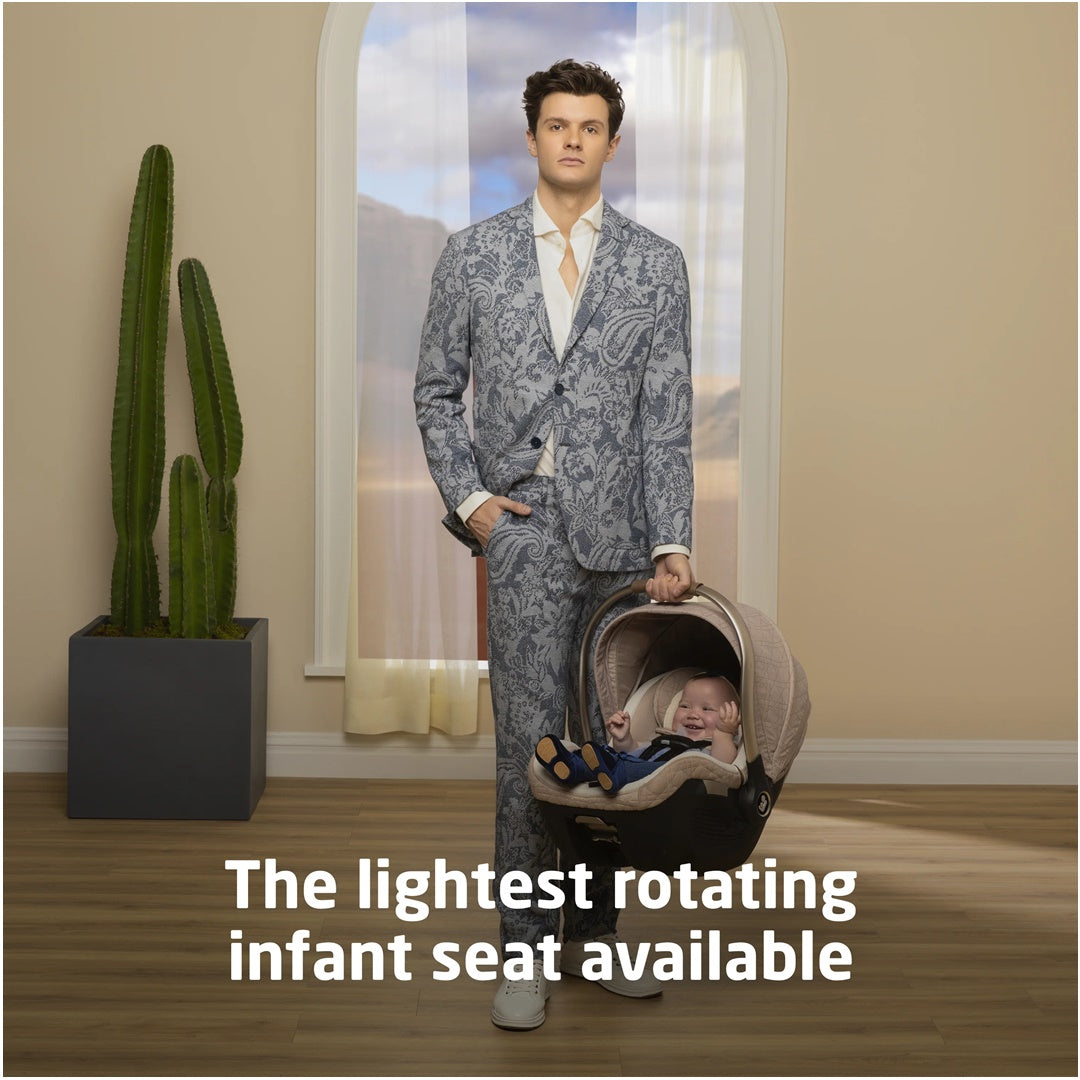 Maxi-Cosi Peri 180° Rotating Infant Car Seat - Natural Heritage - Ultra Lightweight Premium Design