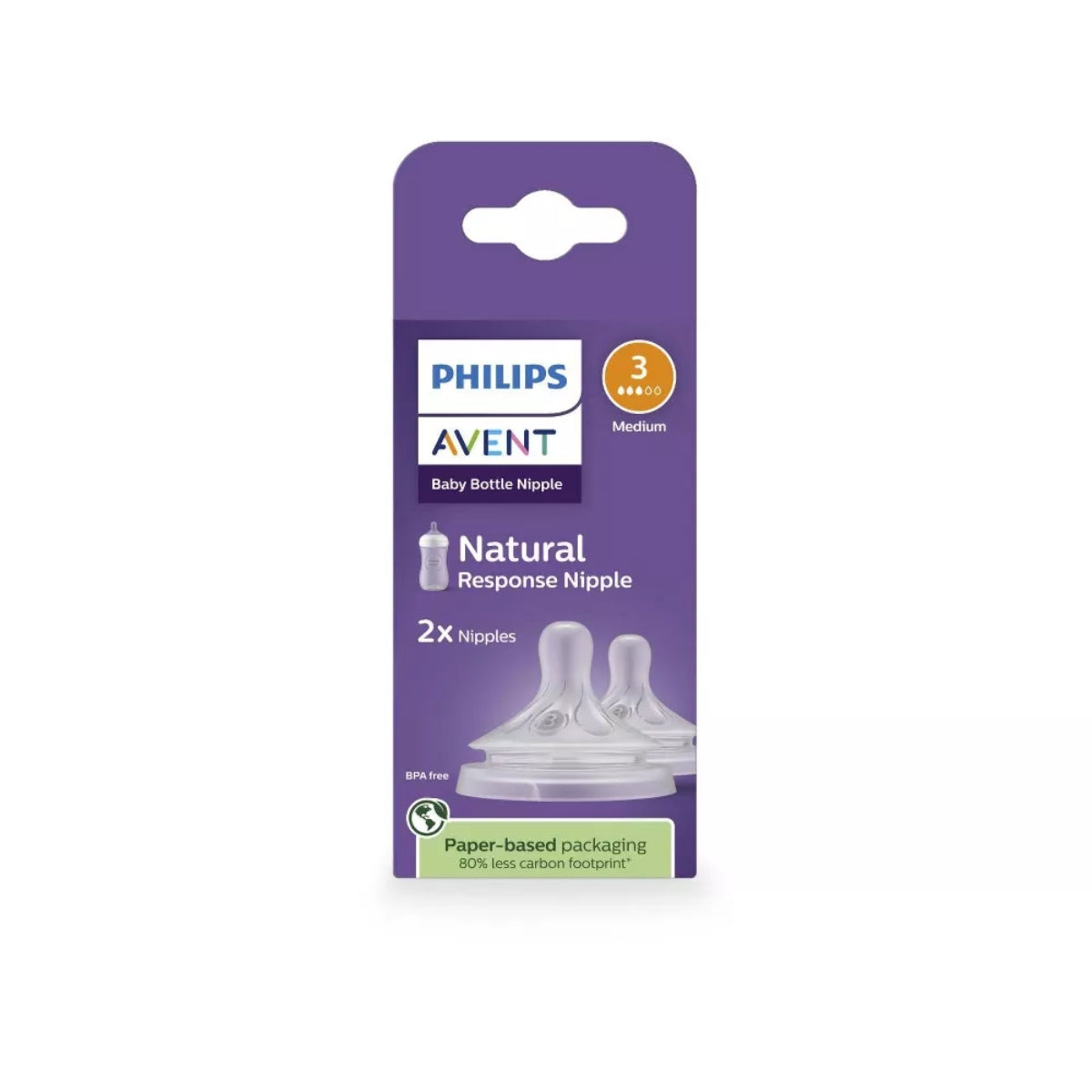 Bico De Mamadeira Avent Naturalle Fluxo Lento 1M+
