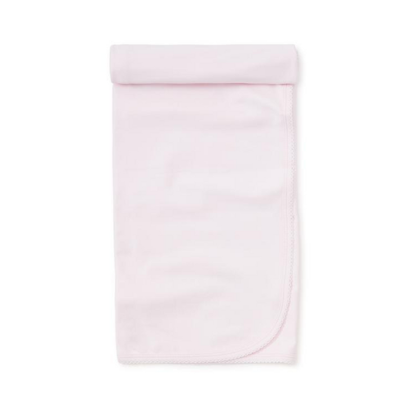 kissy Kissy Blanket Pima Cotton Pink White