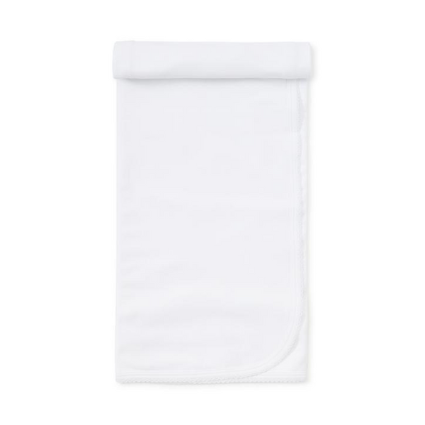 kissy Kissy Blanket Pima Cotton White