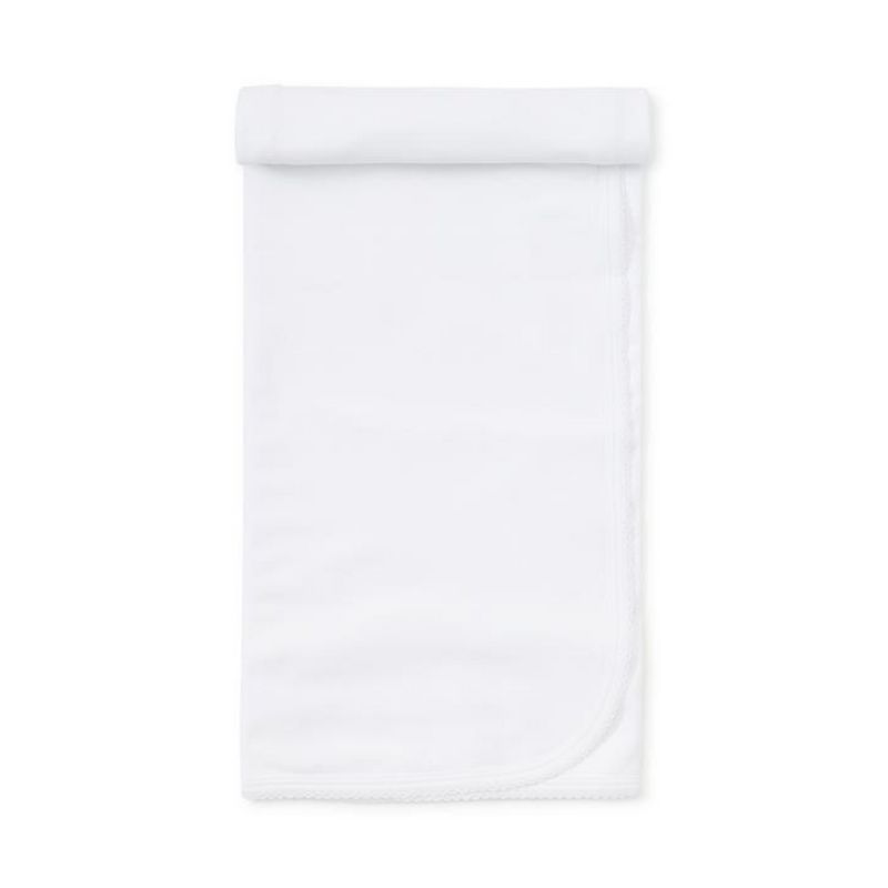 kissy Kissy Blanket Pima Cotton White