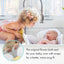 Blooming Bath Lotus Baby Bath - Gray/Light Yellow on Luna Baby Store Miami