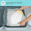 Blooming Bath Lotus Baby Bath - Gray/Light Yellow on Luna Baby Store Miami
