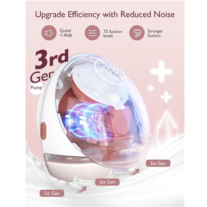 Momcozy M9 Hands-Free Wearable Electric Breast Pump Double