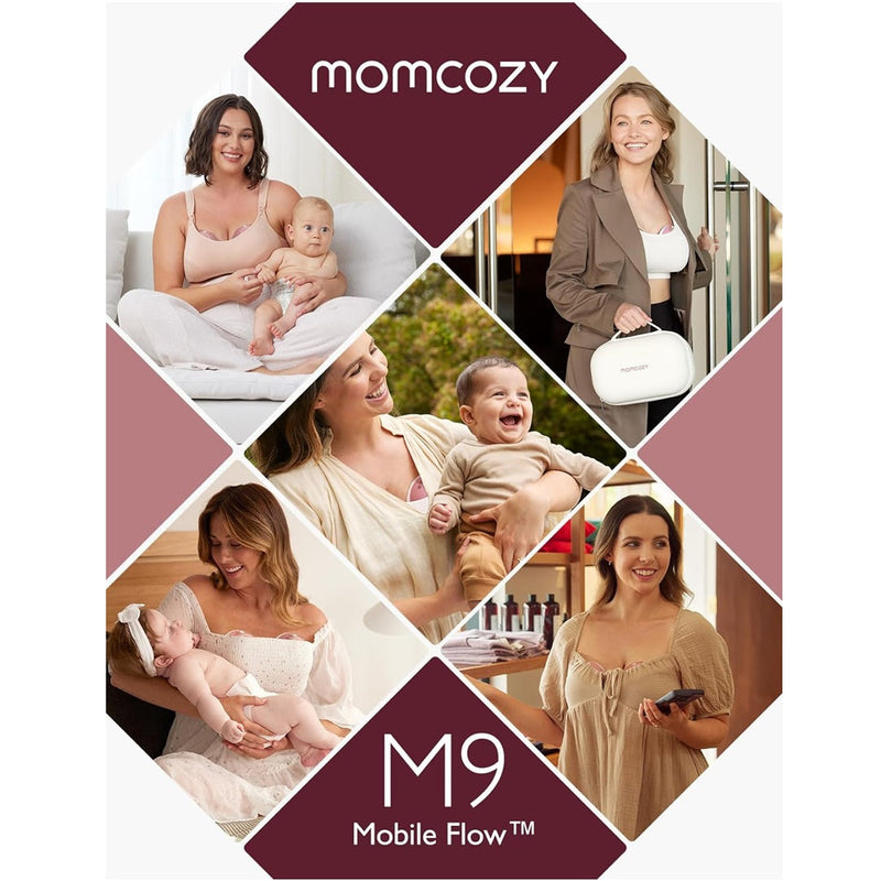 Momcozy M9 Hands-Free Wearable Electric Breast Pump Double