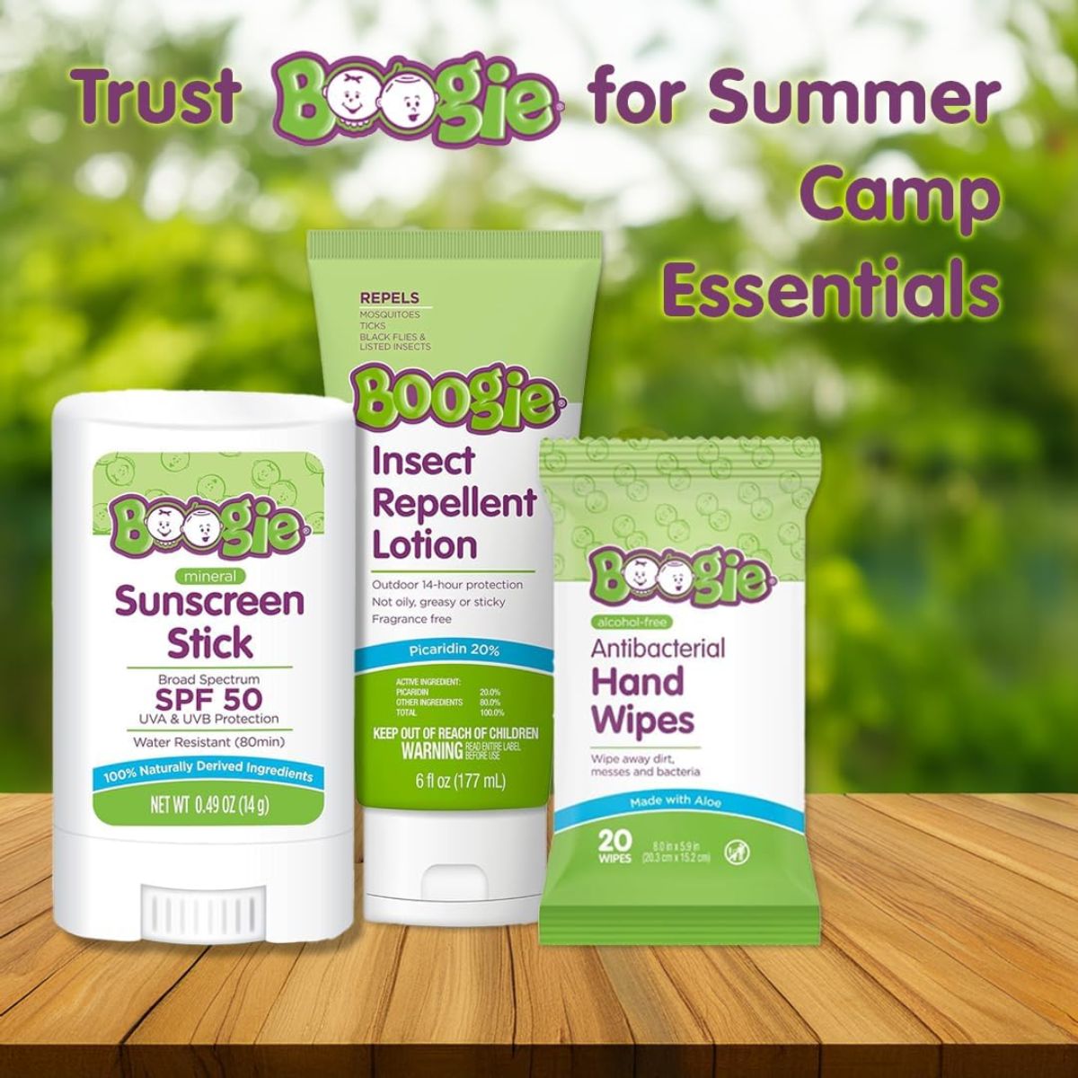 Boogie Insect Repellent Lotion with 20% Picaridin(Unscented) - 6.0 oz on Luna Baby Store Miami
