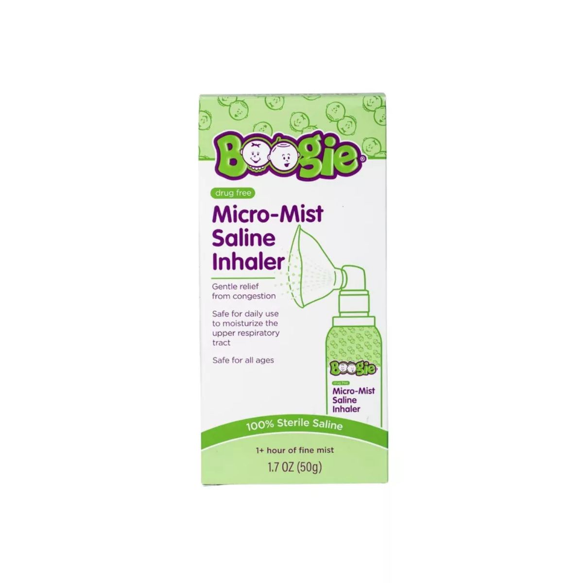 Boogie Micro-Mist Saline Inhaler - 1.7 oz on Luna Baby Store Miami