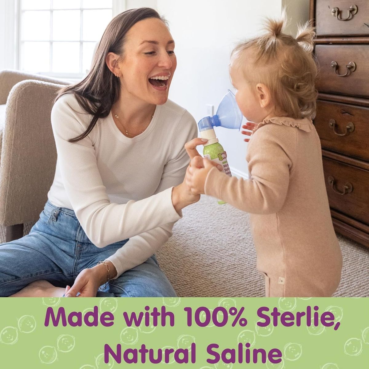 Boogie Micro-Mist Saline Inhaler - 1.7 oz on Luna Baby Store Miami
