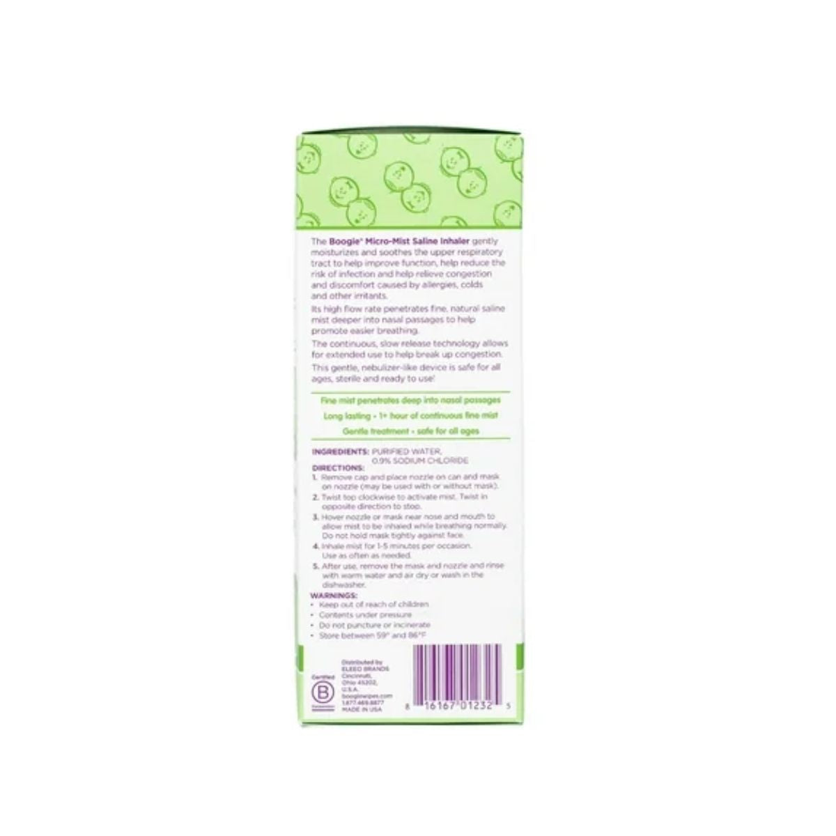 Boogie Micro-Mist Saline Inhaler - 1.7 oz on Luna Baby Store Miami