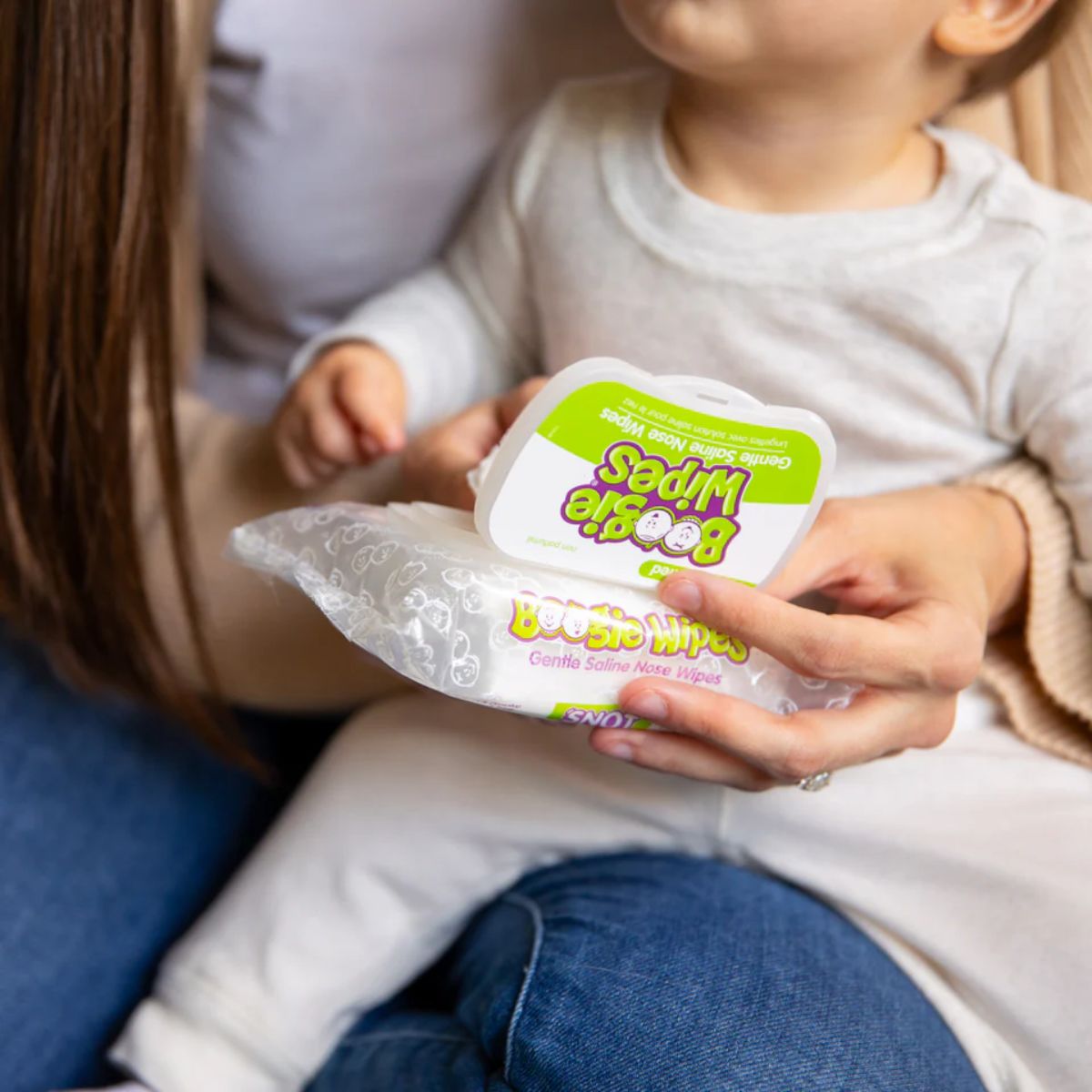 Boogie Wipes Saline Nose Wipes Unscented - 30 Count on Luna Baby Store Miami