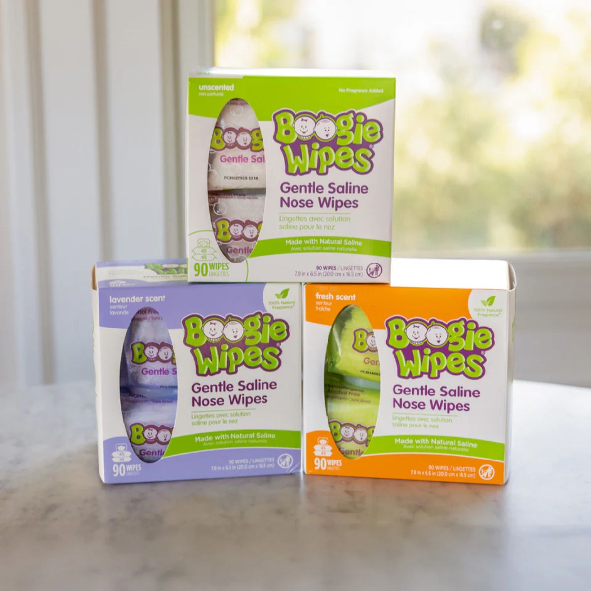 Boogie Wipes Saline Nose Wipes Unscented - 30 Count on Luna Baby Store Miami