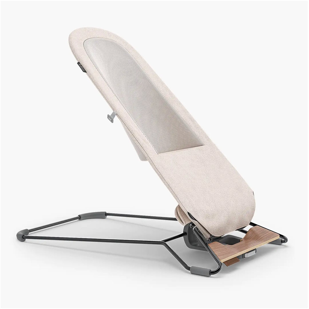 UPPAbaby Mira 2-in-1 Bouncer and Seat - Charlie (Sand Melange / Black Frame / Walnut Wood)