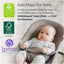 UPPAbaby Mira 2-in-1 Bouncer and Seat - Charlie (Sand Melange / Black Frame / Walnut Wood) on Luna Baby Store Miami