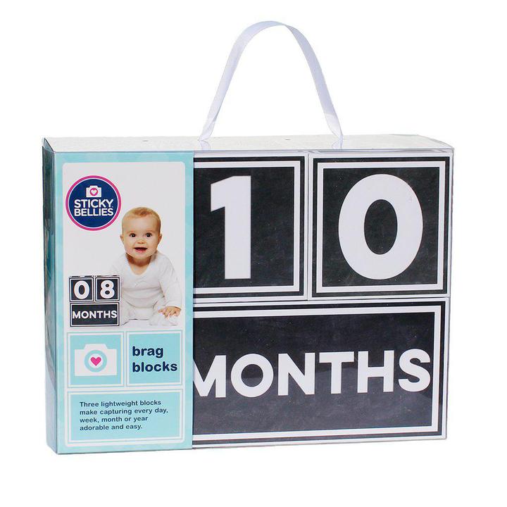 Sticky Bellies Brag Blocks - Boy - Luna Baby Store Miami
