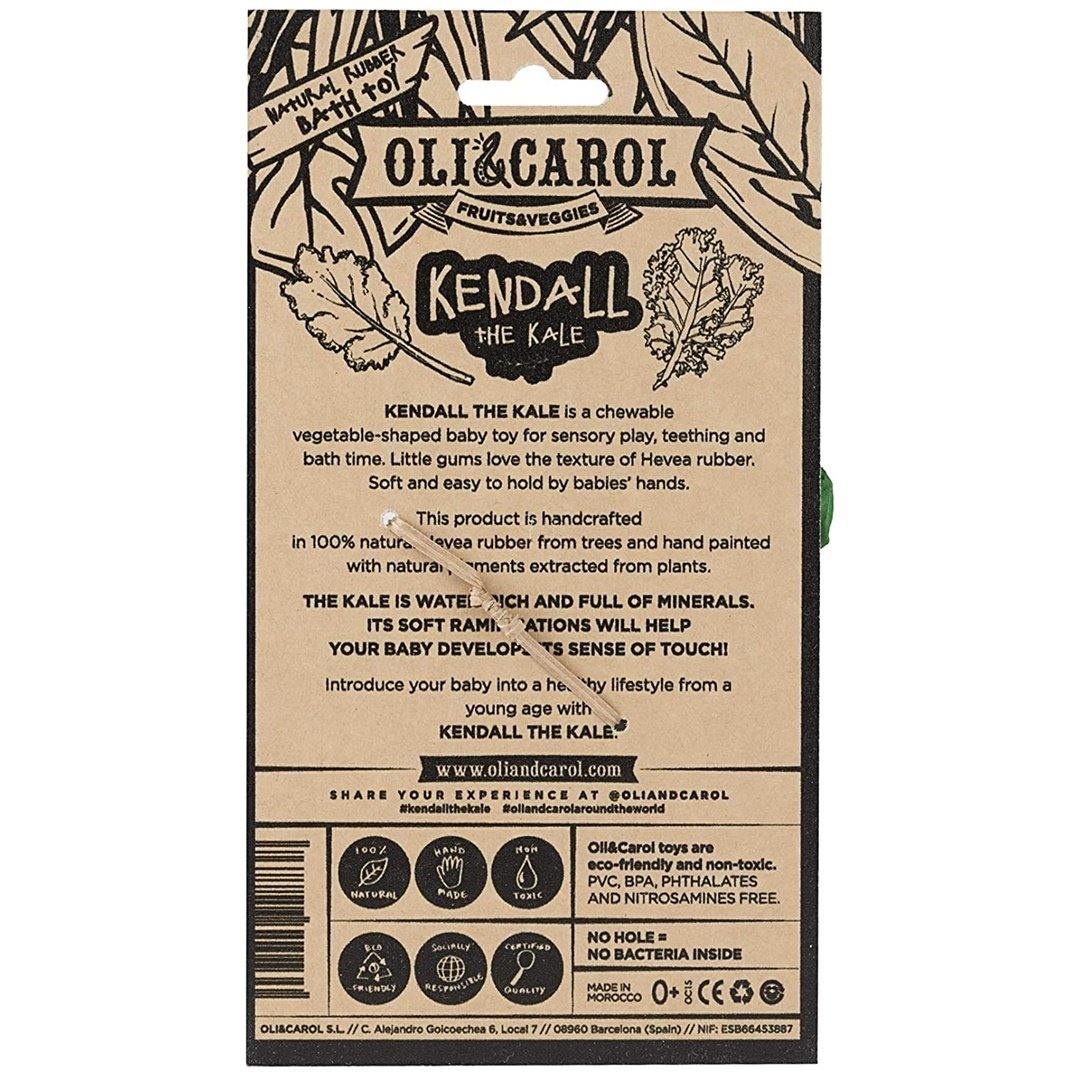 Oli & Carol Teether - Kendall the Kale on Luna Baby Store Miami