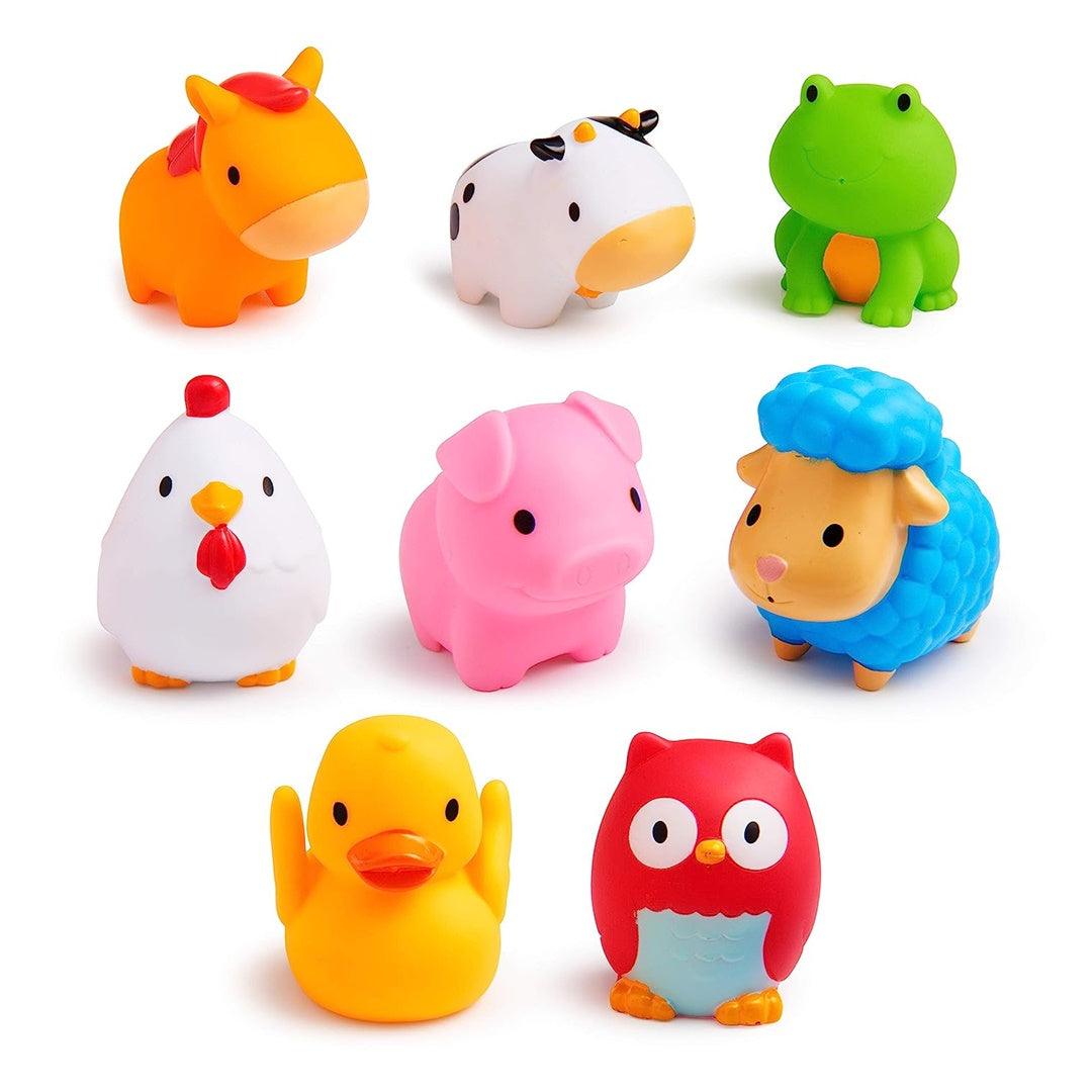 Brinquedo Para Banho Munchkin 8 Bichinhos Fazendinha - Munchkin Babytunes