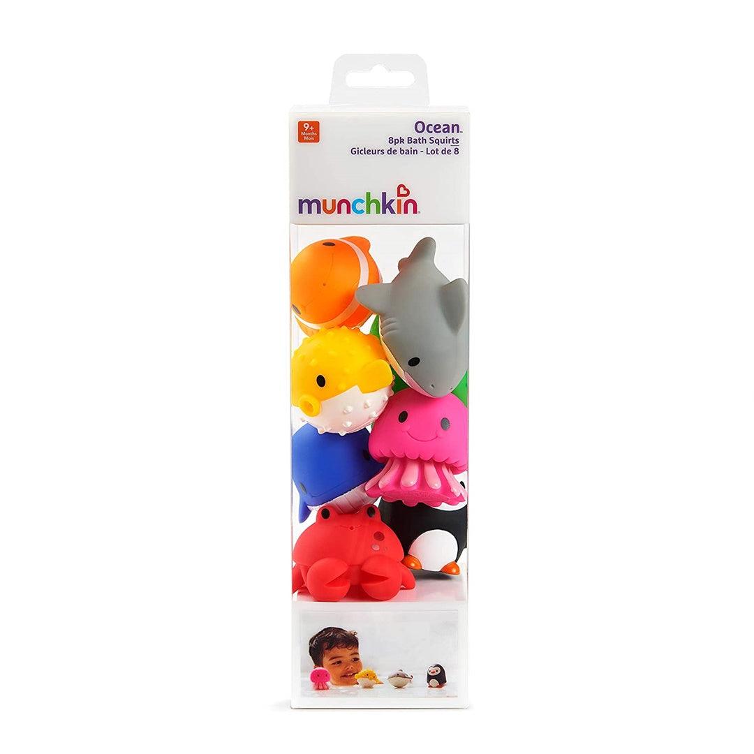 Brinquedo Para Banho Munchkin 8 Bichinhos Oceano - Munchkin Babytunes