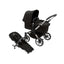 Bugaboo Donkey 5 Mono Bassinet and Seat - All Midnight Black/Aluminium Chassis
